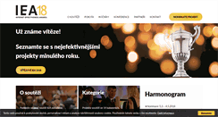 Desktop Screenshot of iea.cz