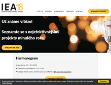 Tablet Screenshot of iea.cz