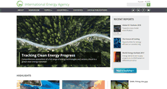 Desktop Screenshot of iea.org