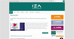 Desktop Screenshot of iea.ad