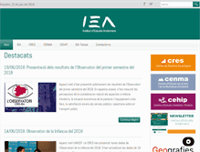 Tablet Screenshot of iea.ad