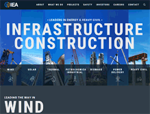 Tablet Screenshot of iea.net